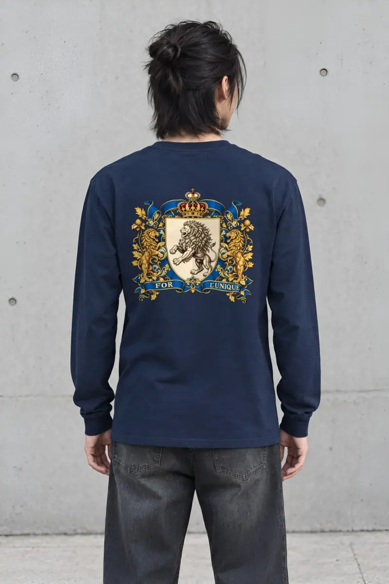 "For L'Unique Heraldry" Unisex Longsleeve T-shirt
