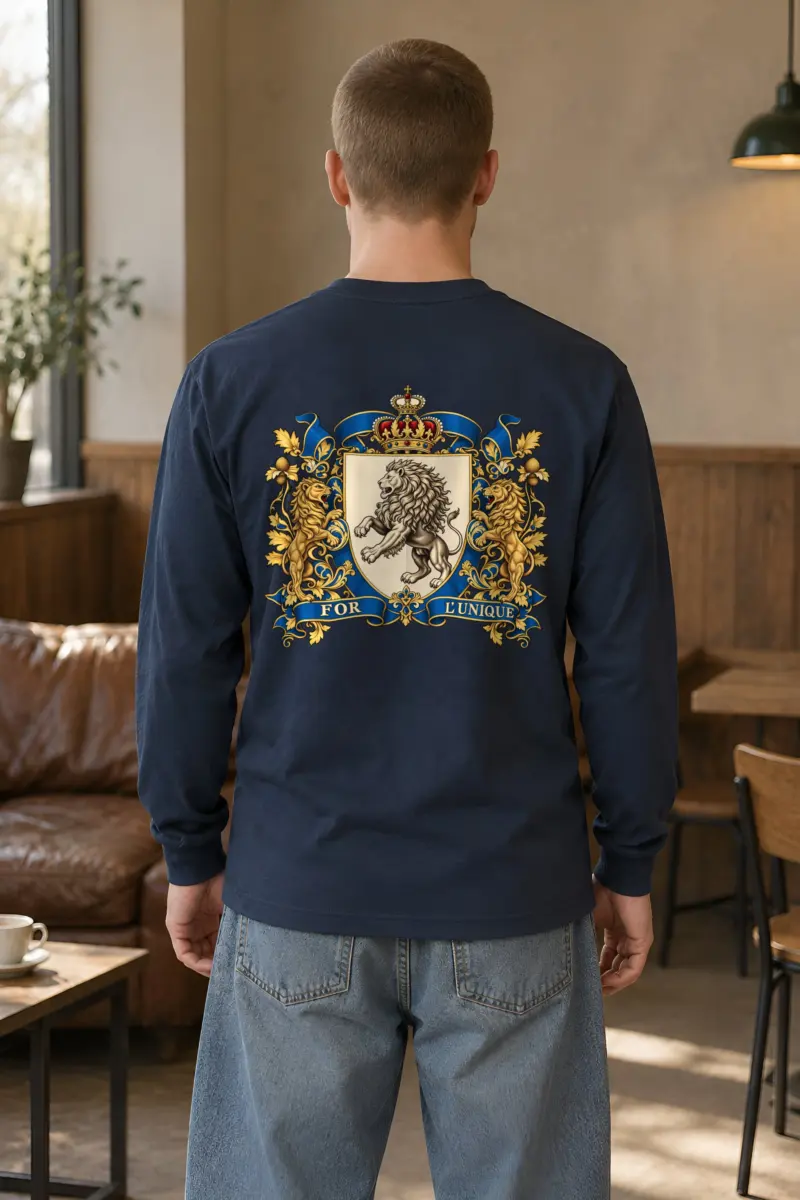 "For L'Unique Heraldry" Unisex Longsleeve T-shirt