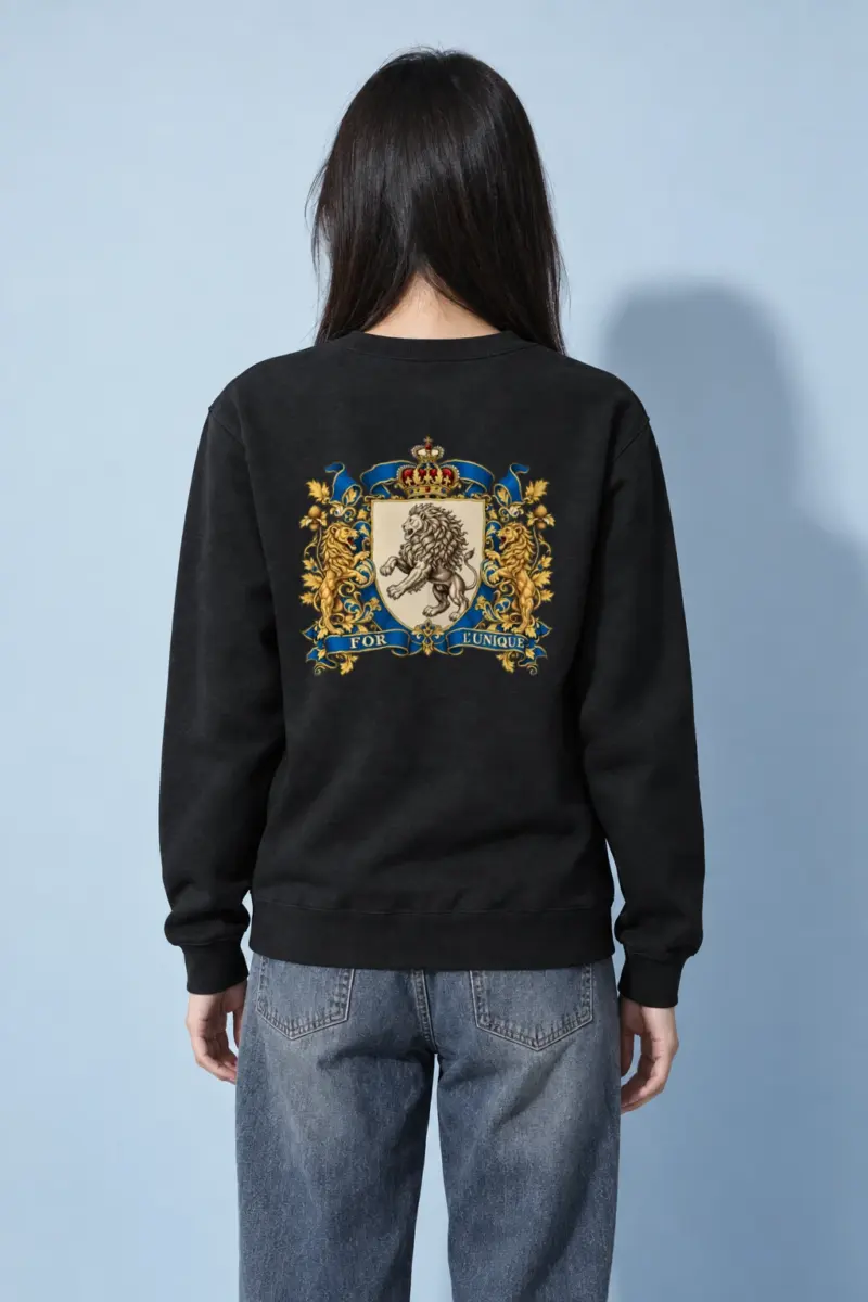 "For L'Unique Lion" Heavy Blend Unisex Crewneck Sweatshirt | Gildan 18000