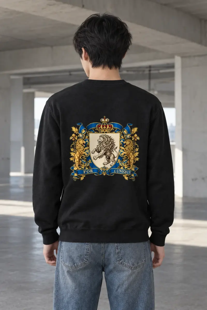 "For L'Unique Lion" Heavy Blend Unisex Crewneck Sweatshirt
