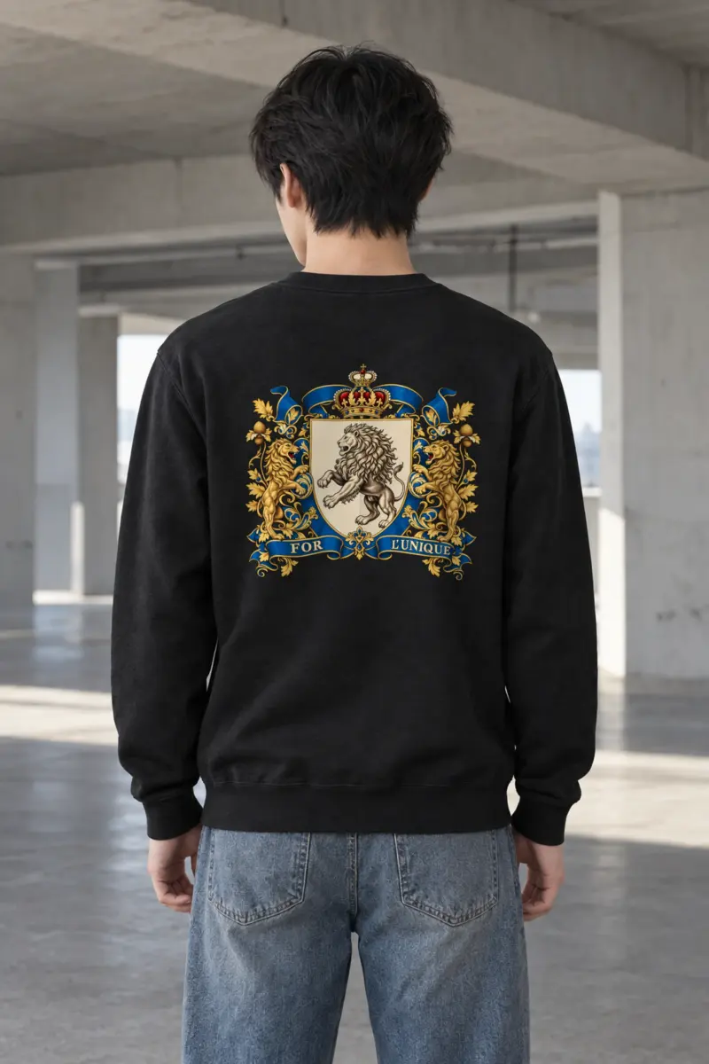 "For L'Unique Lion" Heavy Blend Unisex Crewneck Sweatshirt