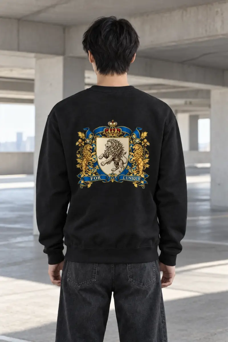 "For L'Unique Lion" Heavy Blend Unisex Crewneck Sweatshirt | Gildan 18000