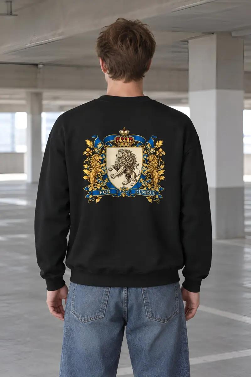 "For L'Unique Lion" Heavy Blend Unisex Crewneck Sweatshirt