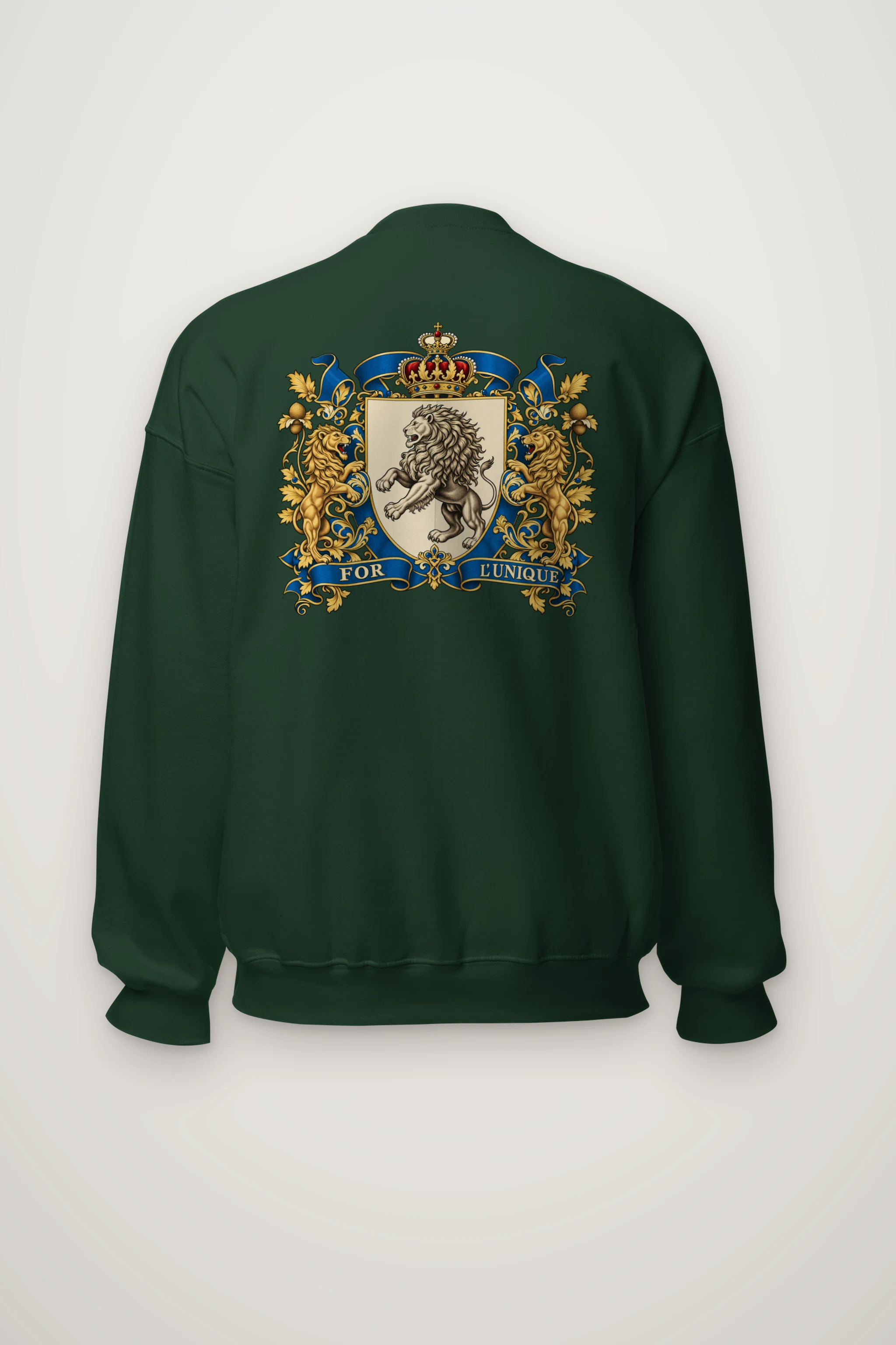 "For L'Unique Lion" Heavy Blend Unisex Crewneck Sweatshirt
