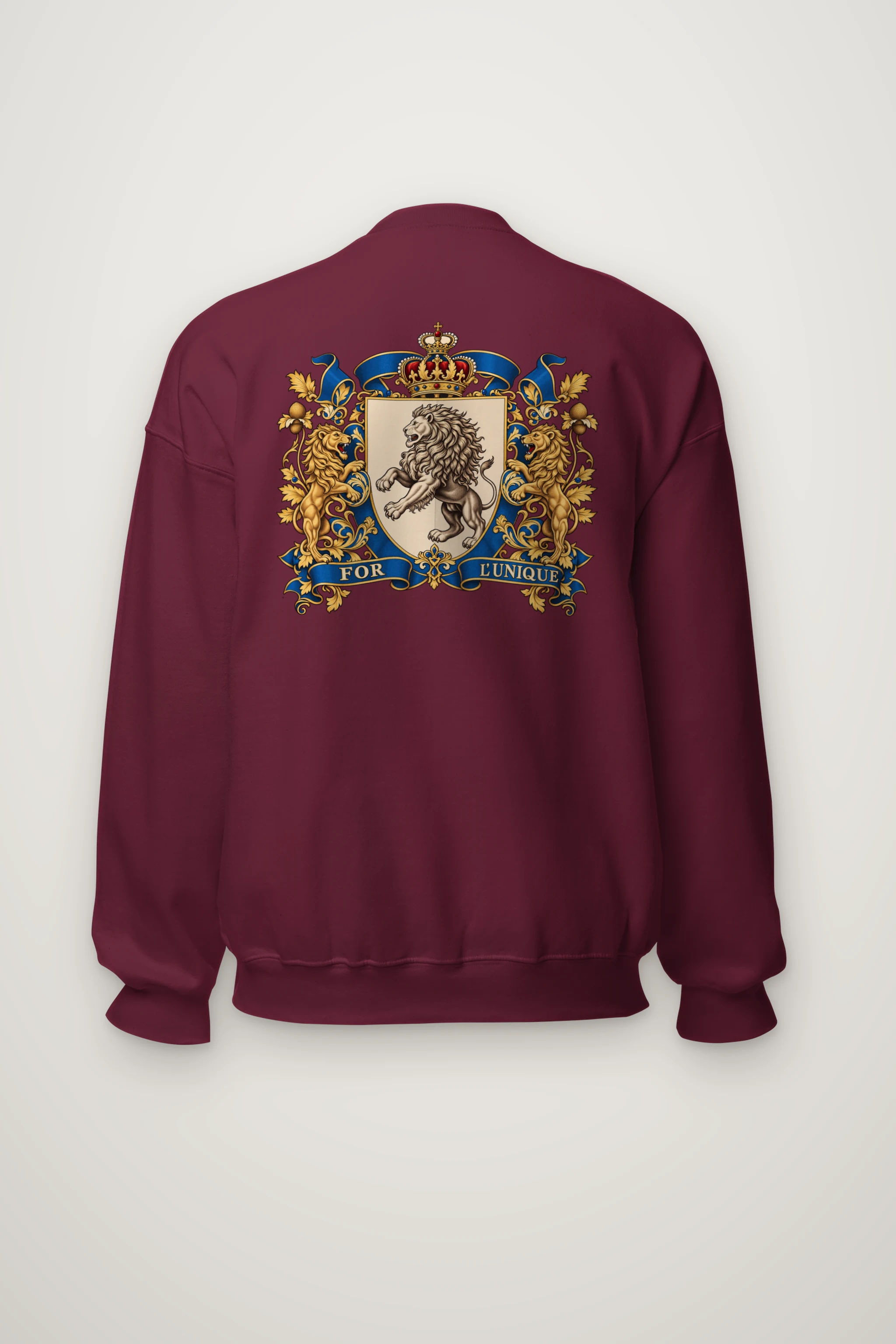 "For L'Unique Lion" Heavy Blend Unisex Crewneck Sweatshirt