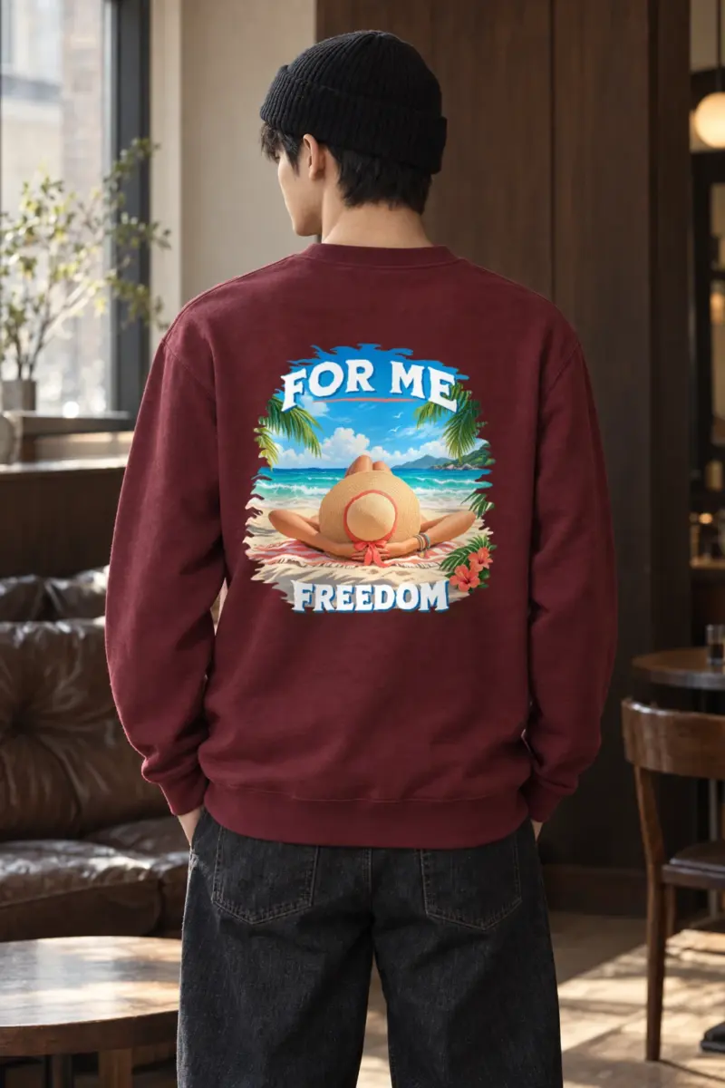 "For Me Freedom" Heavy Blend Unisex Crewneck Sweatshirt | Gildan 18000