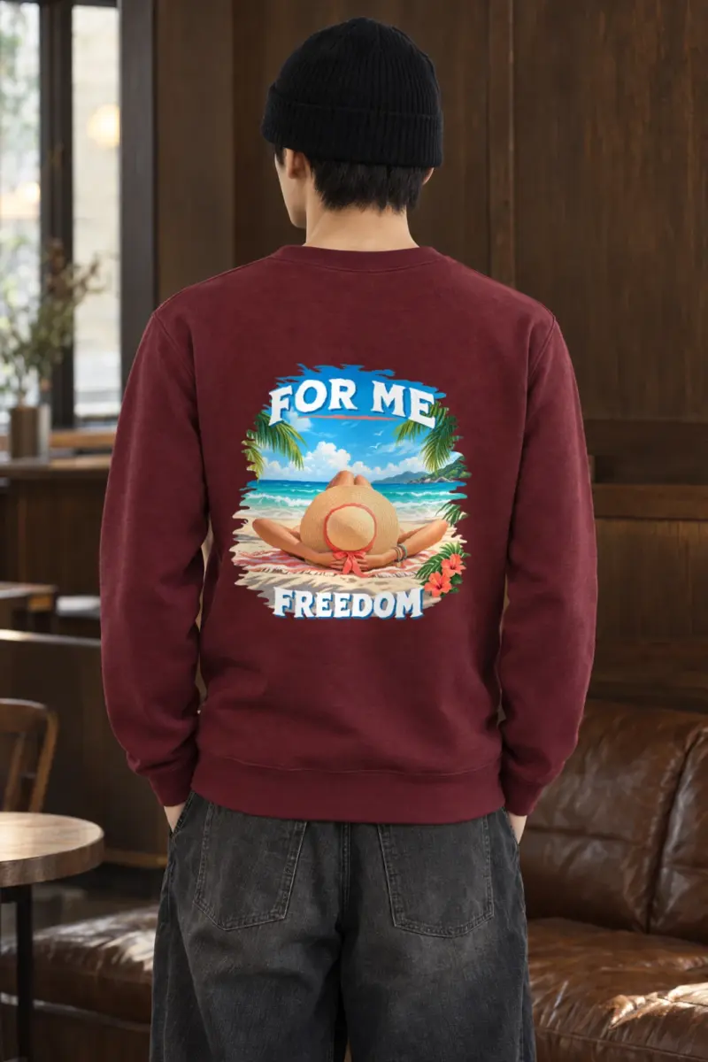 "For Me Freedom" Heavy Blend Unisex Crewneck Sweatshirt