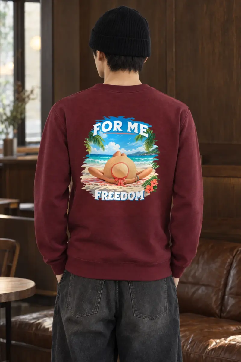 "For Me Freedom" Heavy Blend Unisex Crewneck Sweatshirt