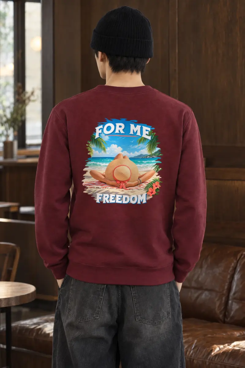 "For Me Freedom" Heavy Blend Unisex Crewneck Sweatshirt