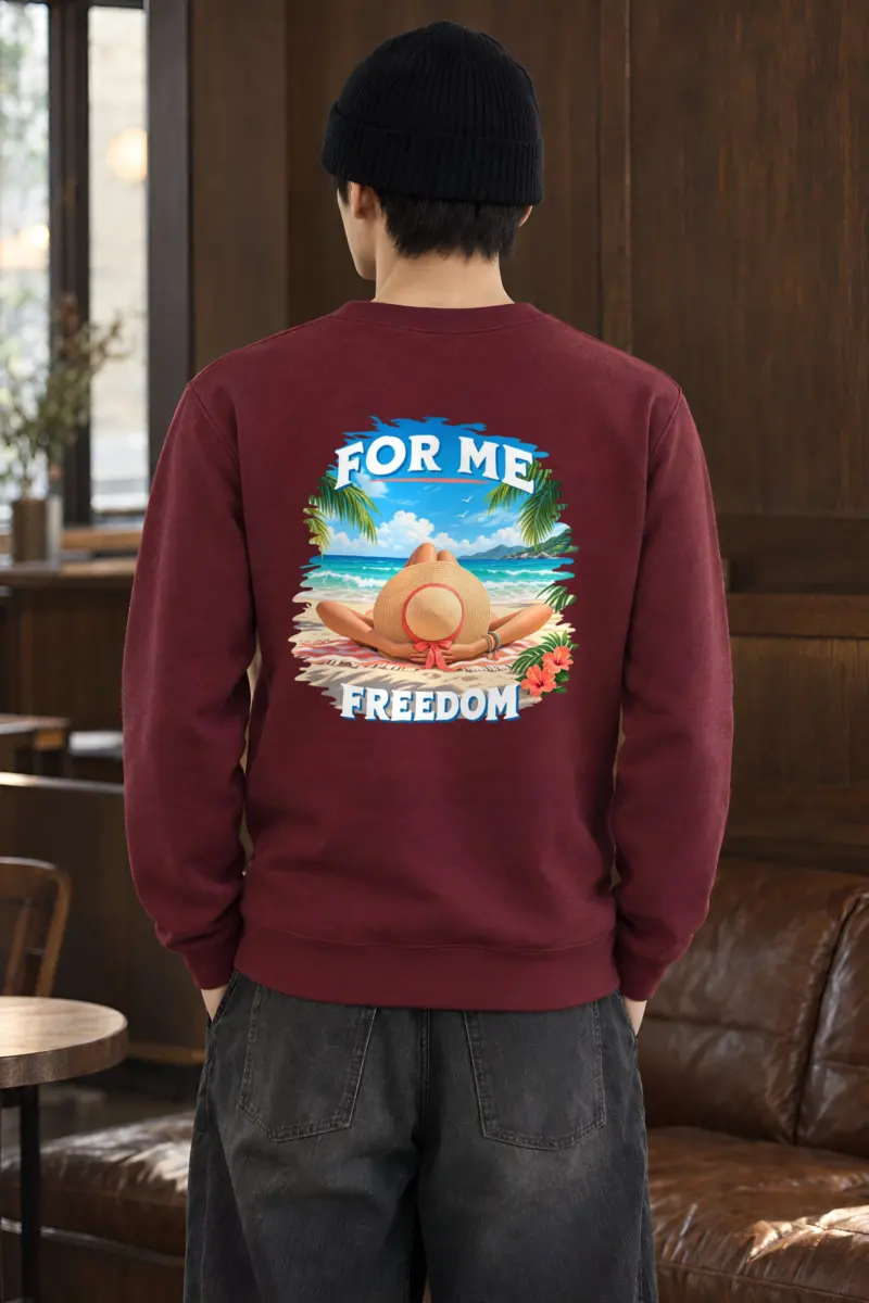 "For Me Freedom" Heavy Blend Unisex Crewneck Sweatshirt