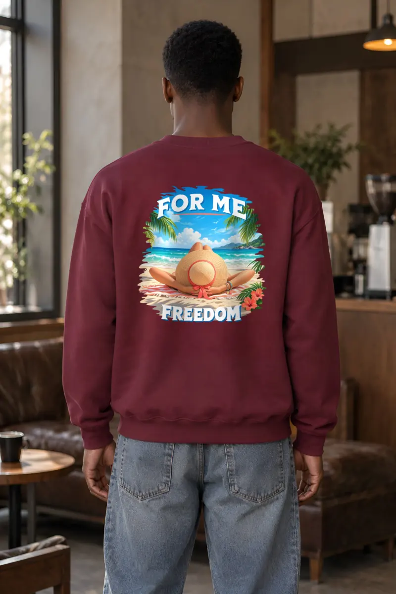 "For Me Freedom" Heavy Blend Unisex Crewneck Sweatshirt
