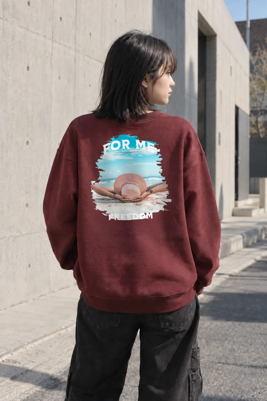 "For Me Freedom" Heavy Blend Unisex Crewneck Sweatshirt | Gildan 18000