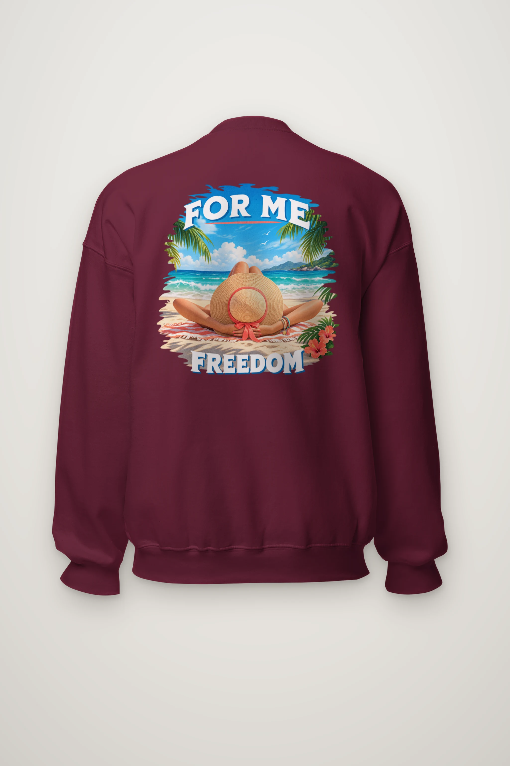 "For Me Freedom" Heavy Blend Unisex Crewneck Sweatshirt