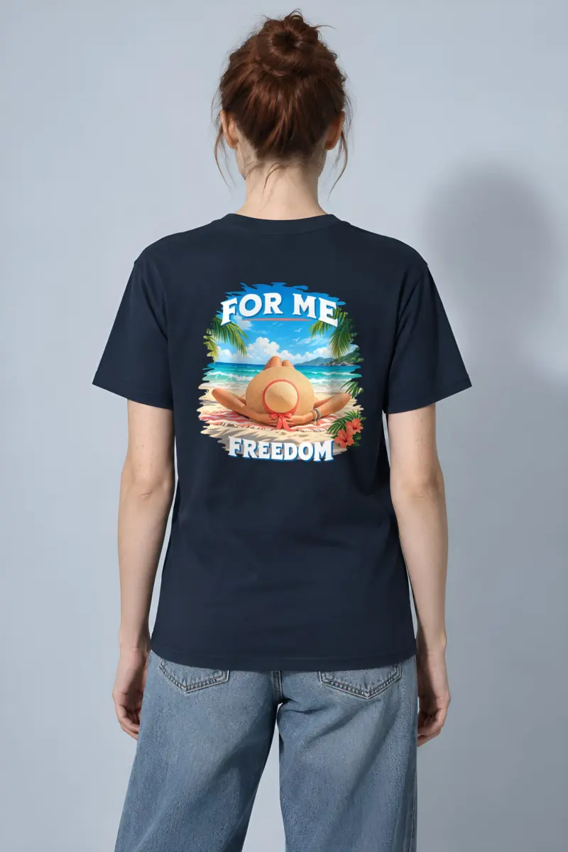 "For Me Freedom" Heavyweight Unisex Crewneck T-shirt