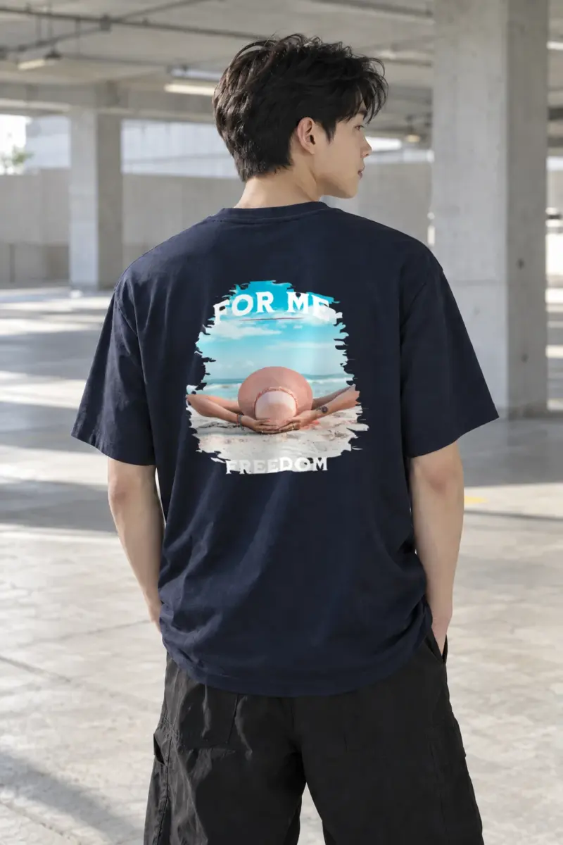“For Me Freedom” Heavyweight Unisex Crewneck T-shirt | Gildan 5000
