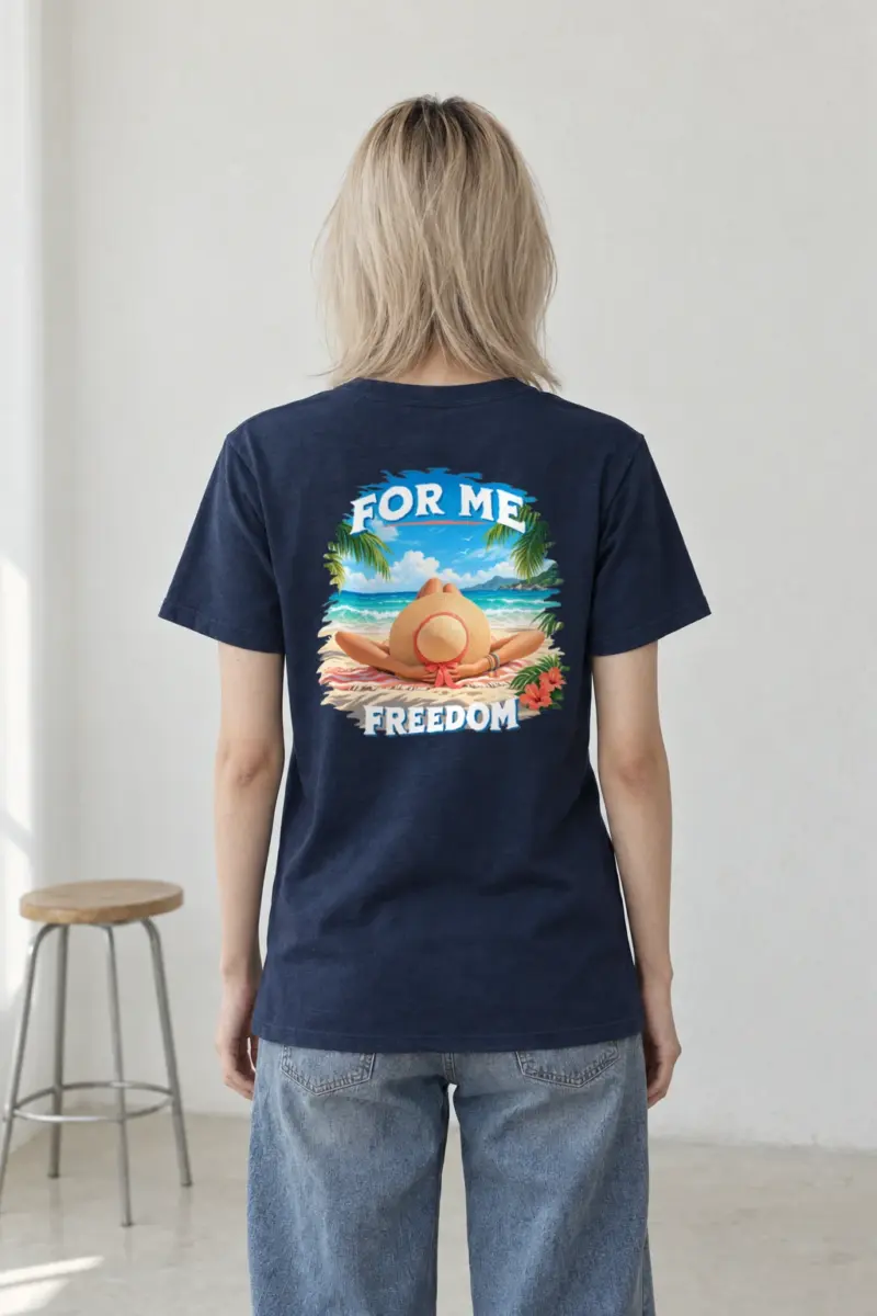 "For Me Freedom" Heavyweight Unisex Crewneck T-shirt | Gildan 5000
