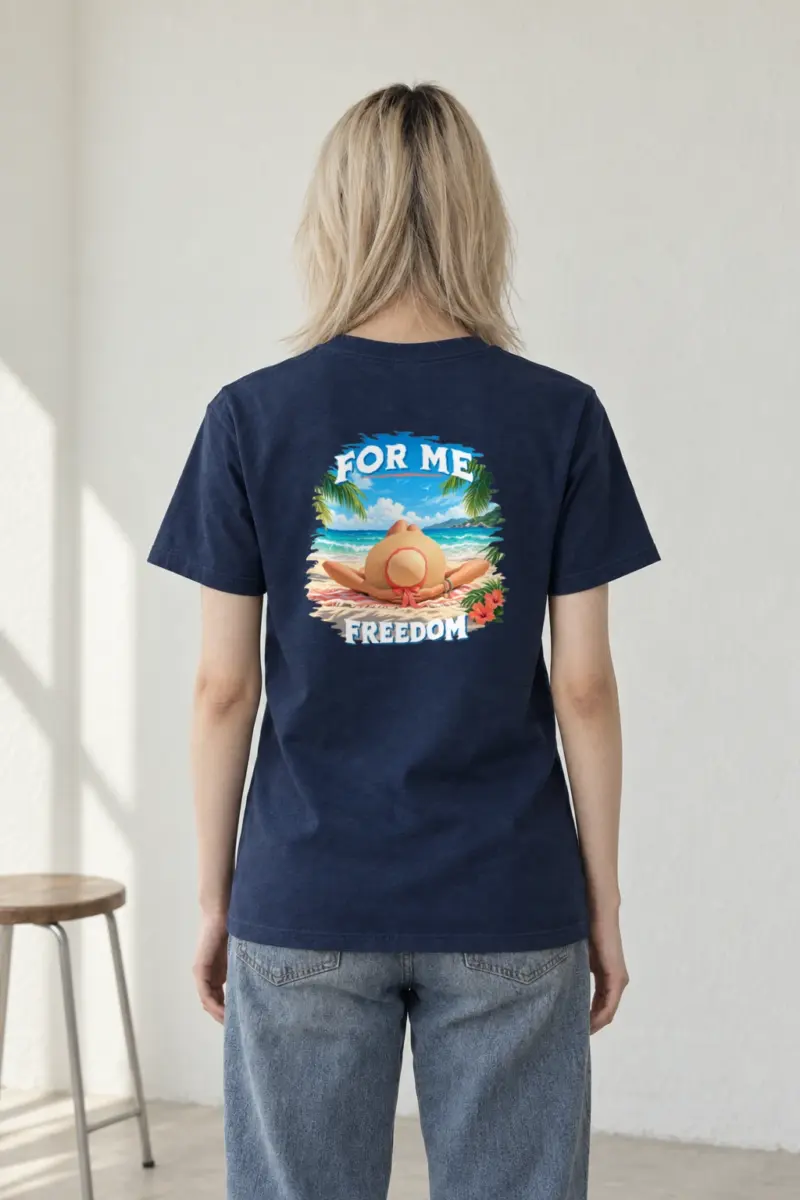 "For Me Freedom" Heavyweight Unisex Crewneck T-shirt