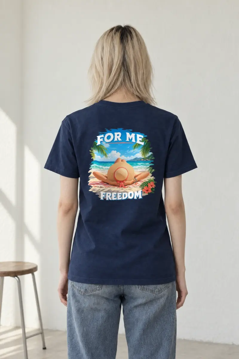 "For Me Freedom" Heavyweight Unisex Crewneck T-shirt