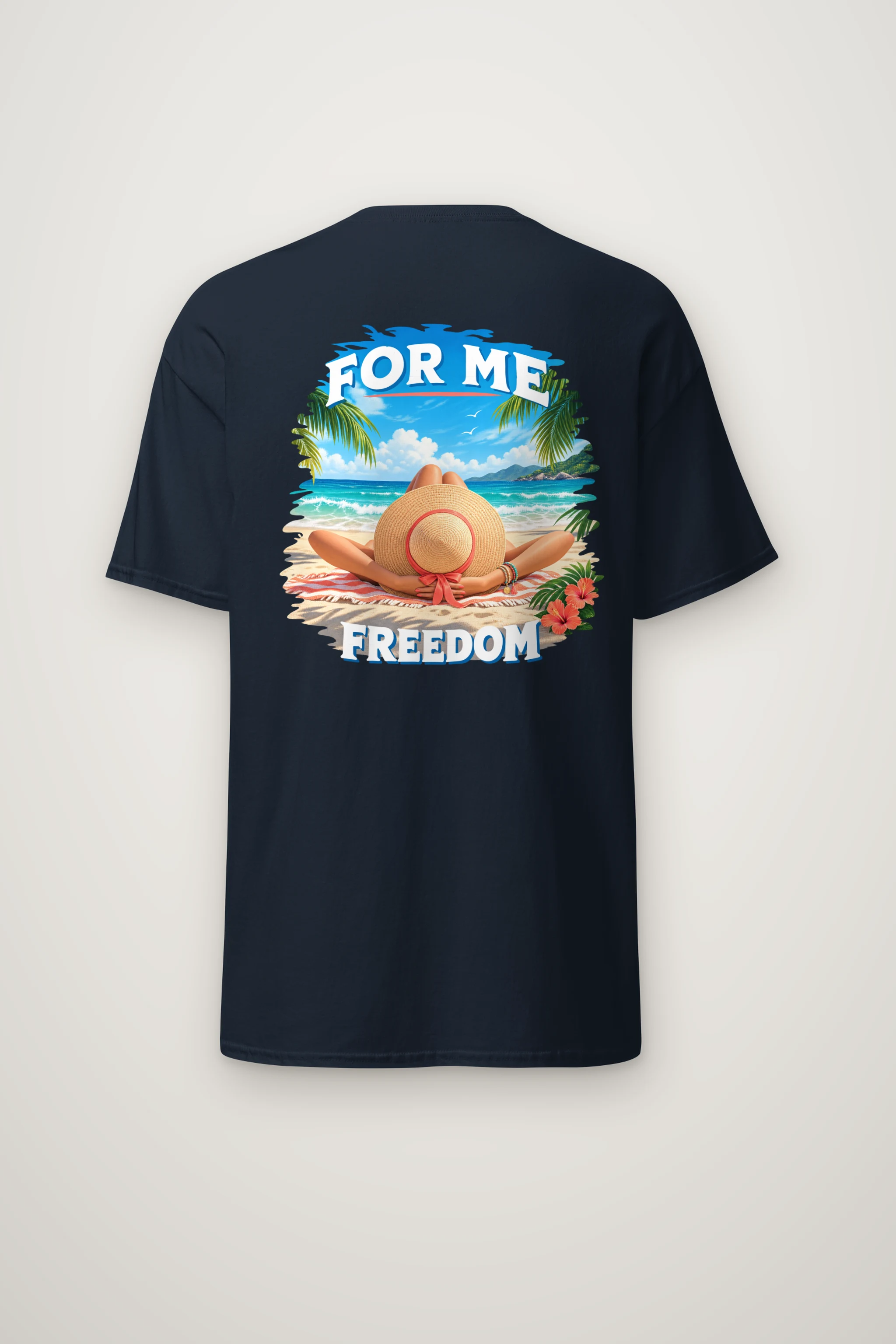 "For Me Freedom" Heavyweight Unisex Crewneck T-shirt