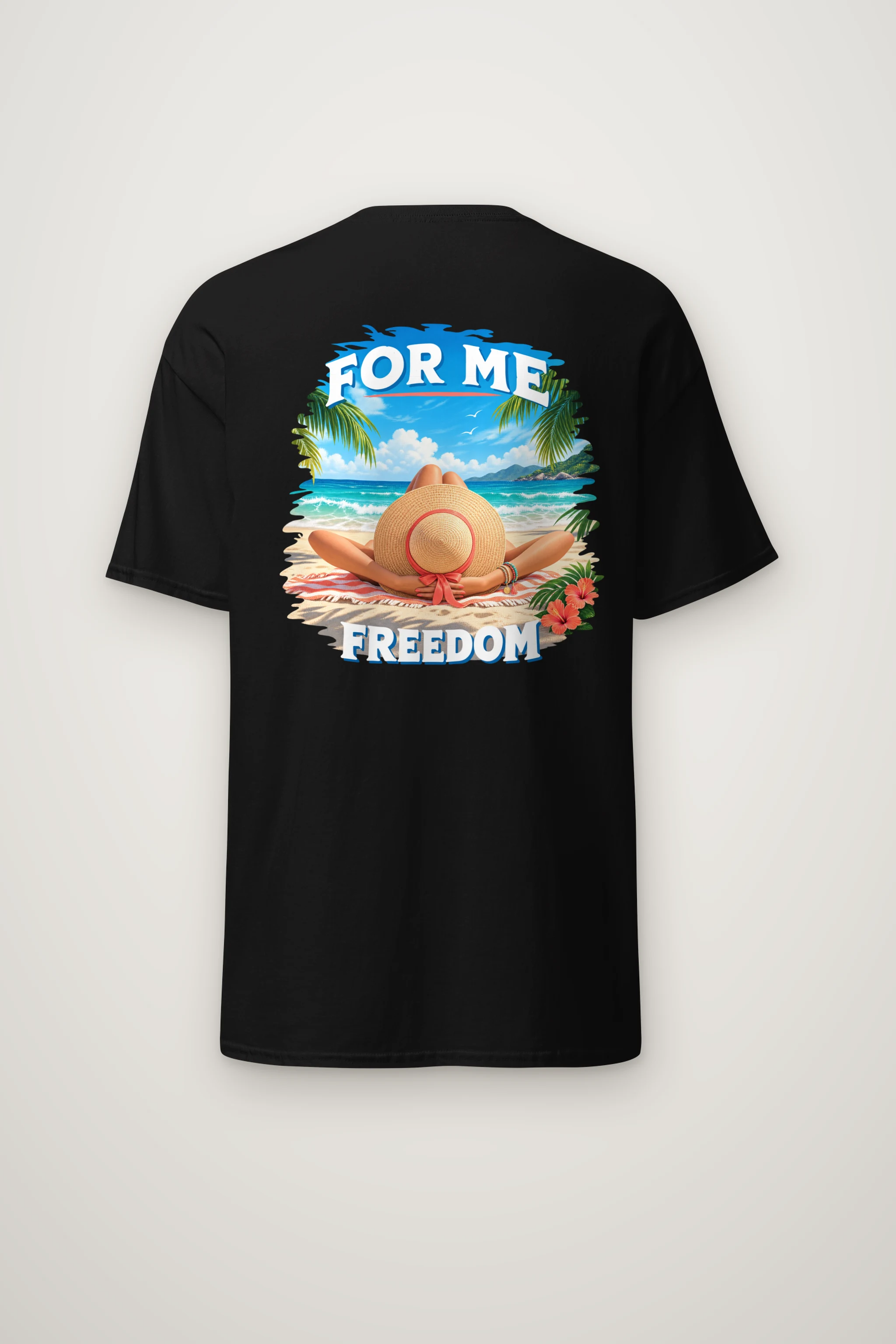 "For Me Freedom" Heavyweight Unisex Crewneck T-shirt