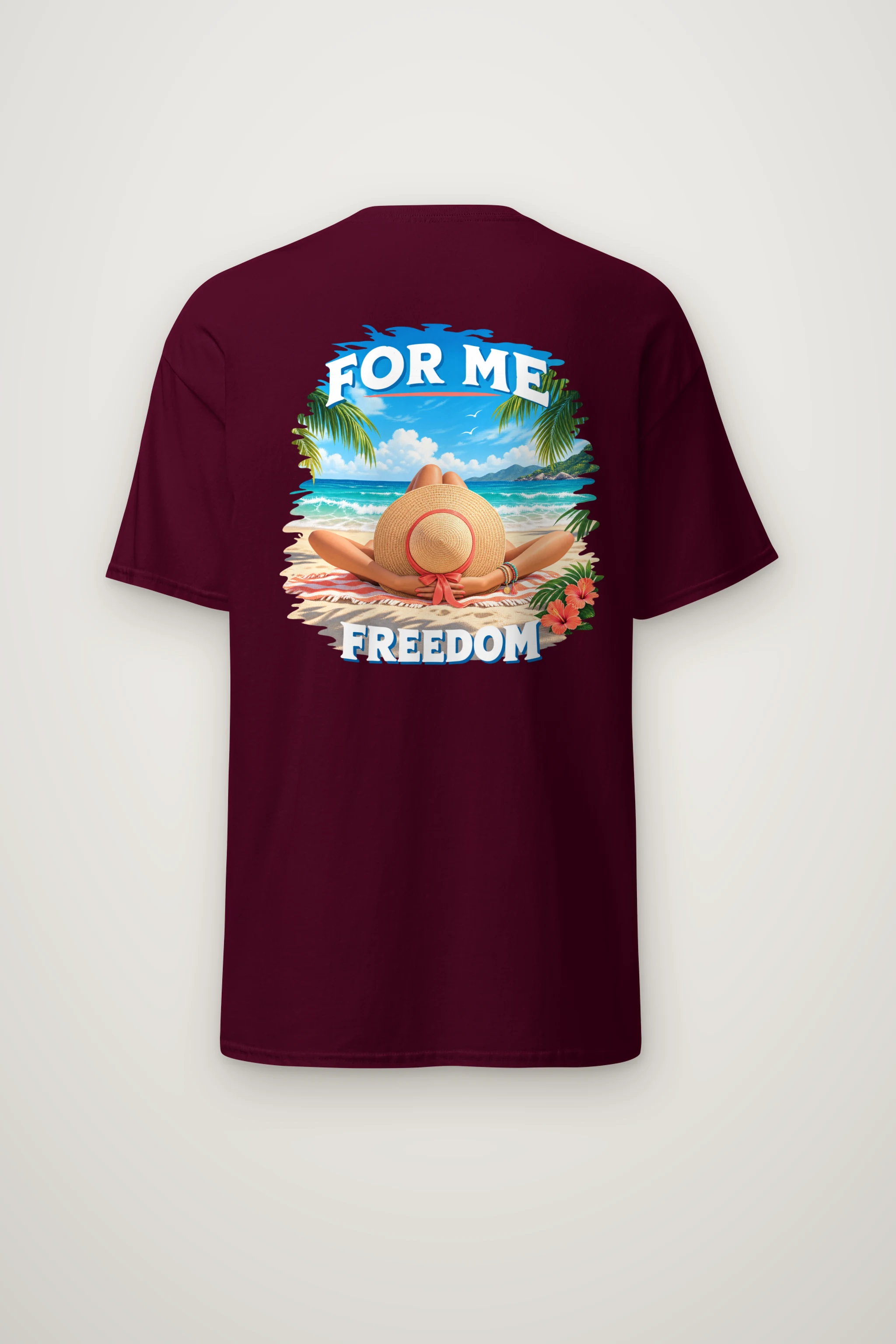 "For Me Freedom" Heavyweight Unisex Crewneck T-shirt
