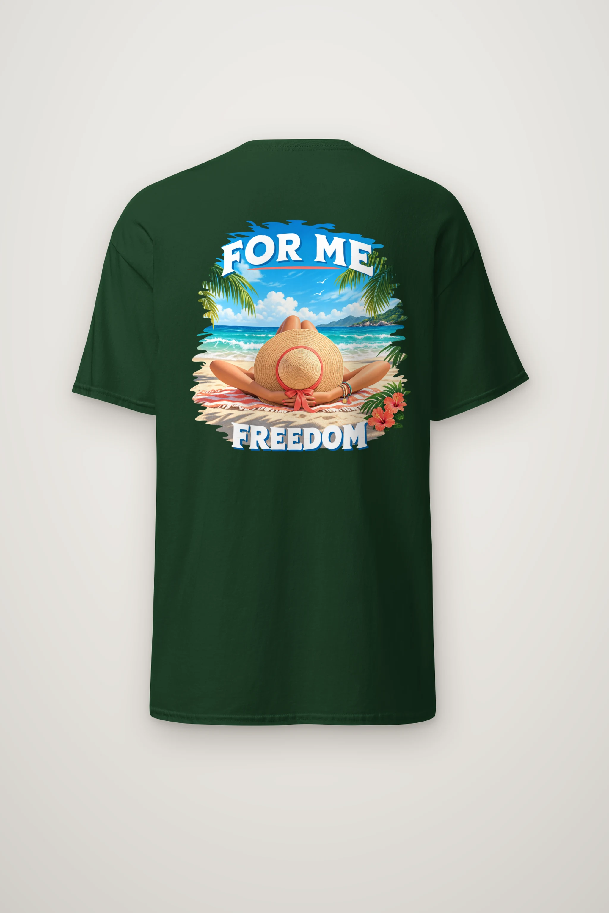 "For Me Freedom" Heavyweight Unisex Crewneck T-shirt