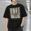 "For Now We See Through A Glass Darkly" Men's Oversized Heavyweight Crewneck T-Shirt