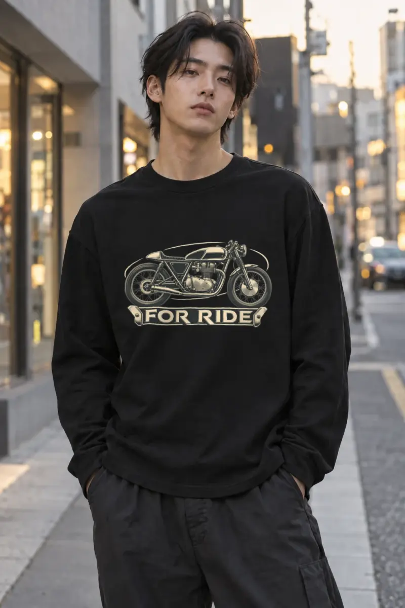 "For Ride" Unisex Longsleeve T-shirt | Gildan 2400