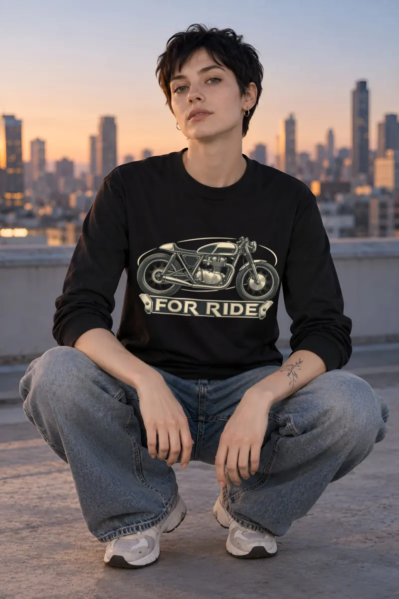 "For Ride" Unisex Longsleeve T-shirt