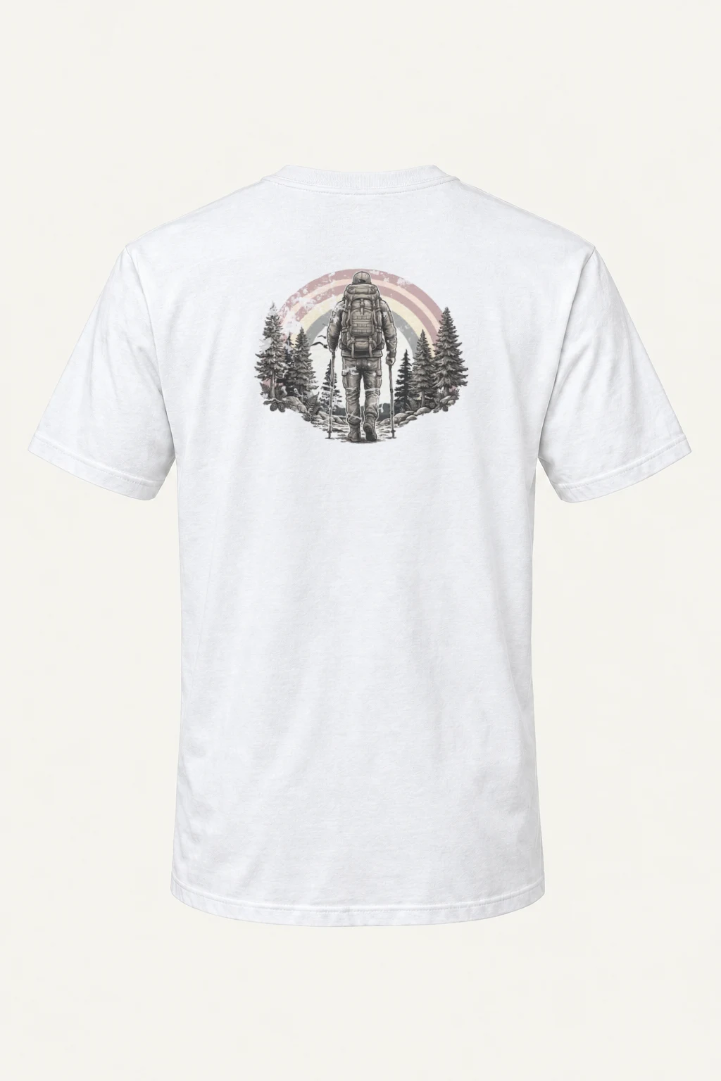 "Forest Astronaut Trek" Heavyweight Unisex Crewneck T-shirt | Gildan 5000