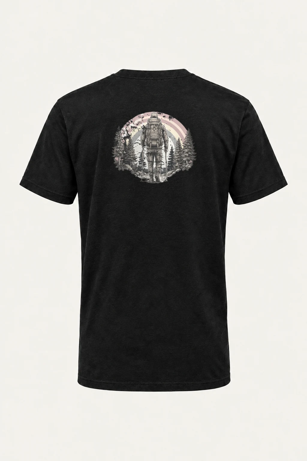 "Forest Astronaut Trek" Heavyweight Unisex Crewneck T-shirt | Gildan 5000