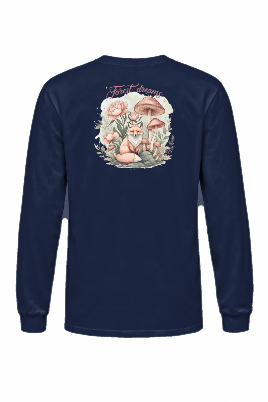 "Forest Dreams Fox" Unisex Longsleeve T-shirt | Gildan 2400