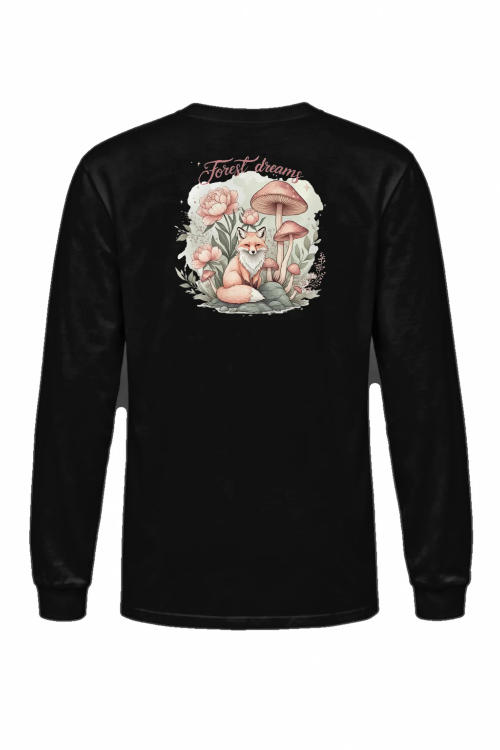 "Forest Dreams Fox" Unisex Longsleeve T-shirt | Gildan 2400