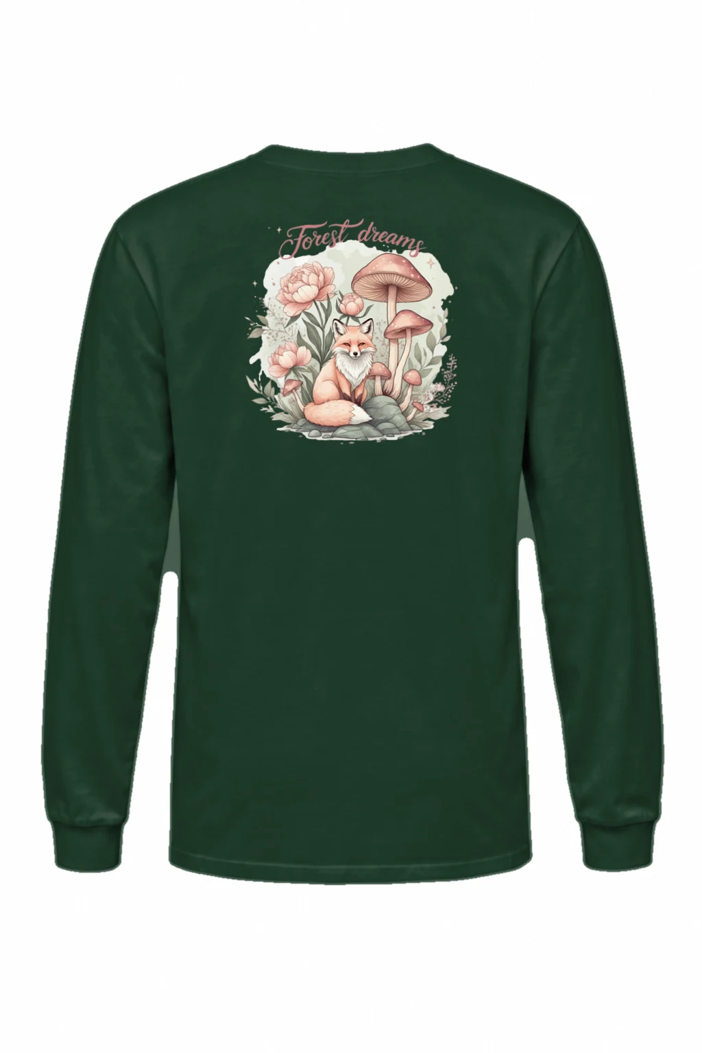 "Forest Dreams Fox" Unisex Longsleeve T-shirt | Gildan 2400