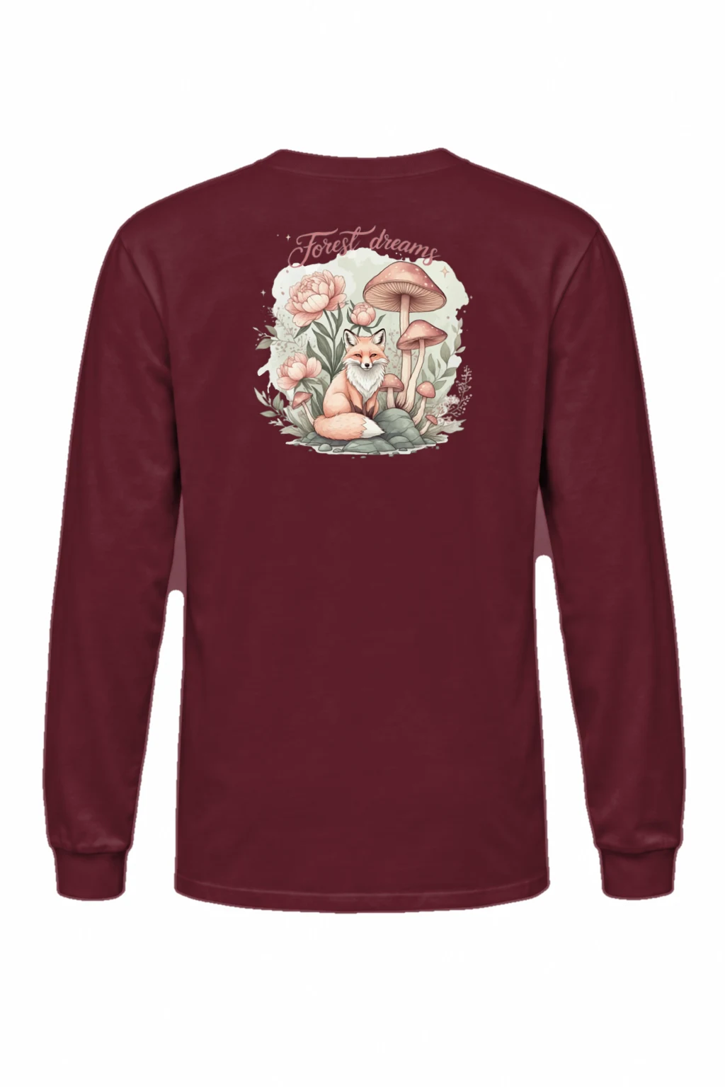 "Forest Dreams Fox" Unisex Longsleeve T-shirt | Gildan 2400