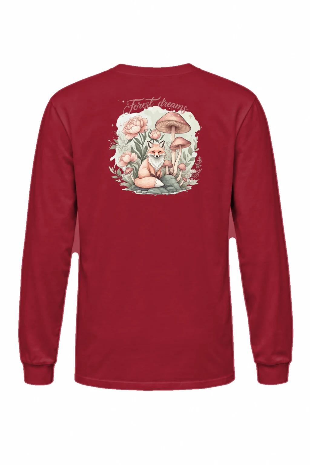 "Forest Dreams Fox" Unisex Longsleeve T-shirt | Gildan 2400