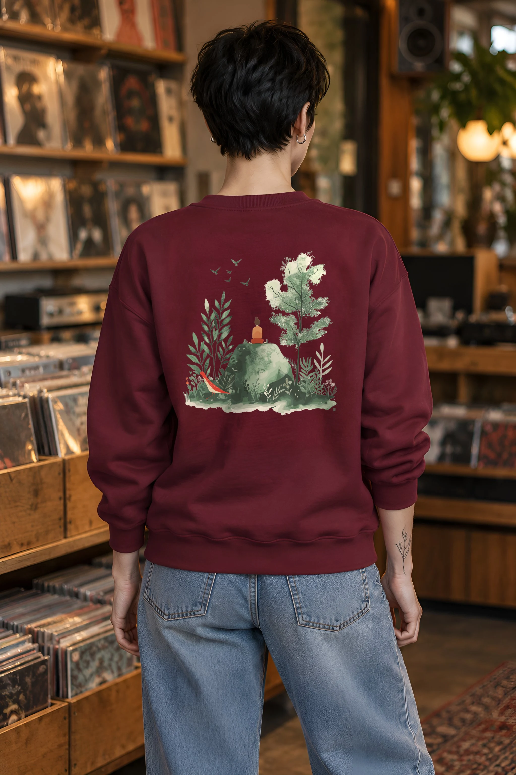 "Forest Stillness" 1 Crewneck Sweatshirt