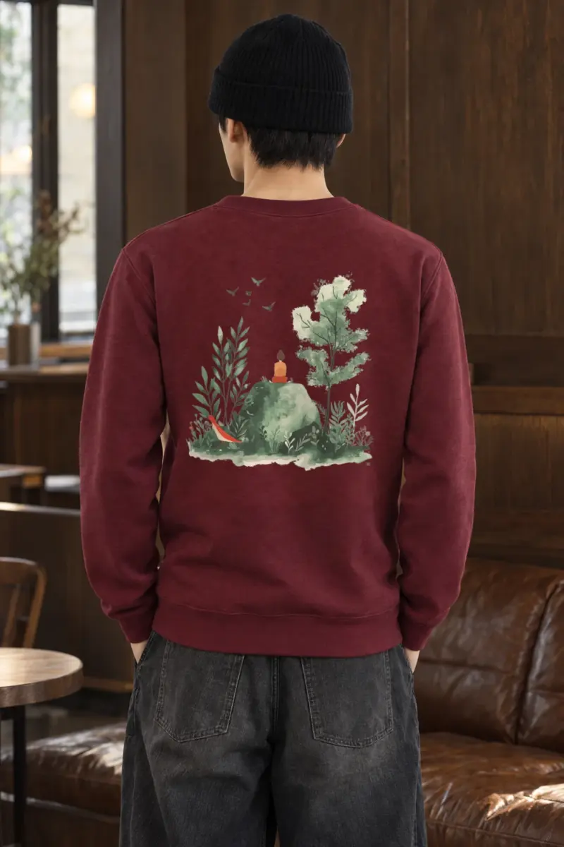 "Forest Stillness" Heavy Blend Unisex Crewneck Sweatshirt