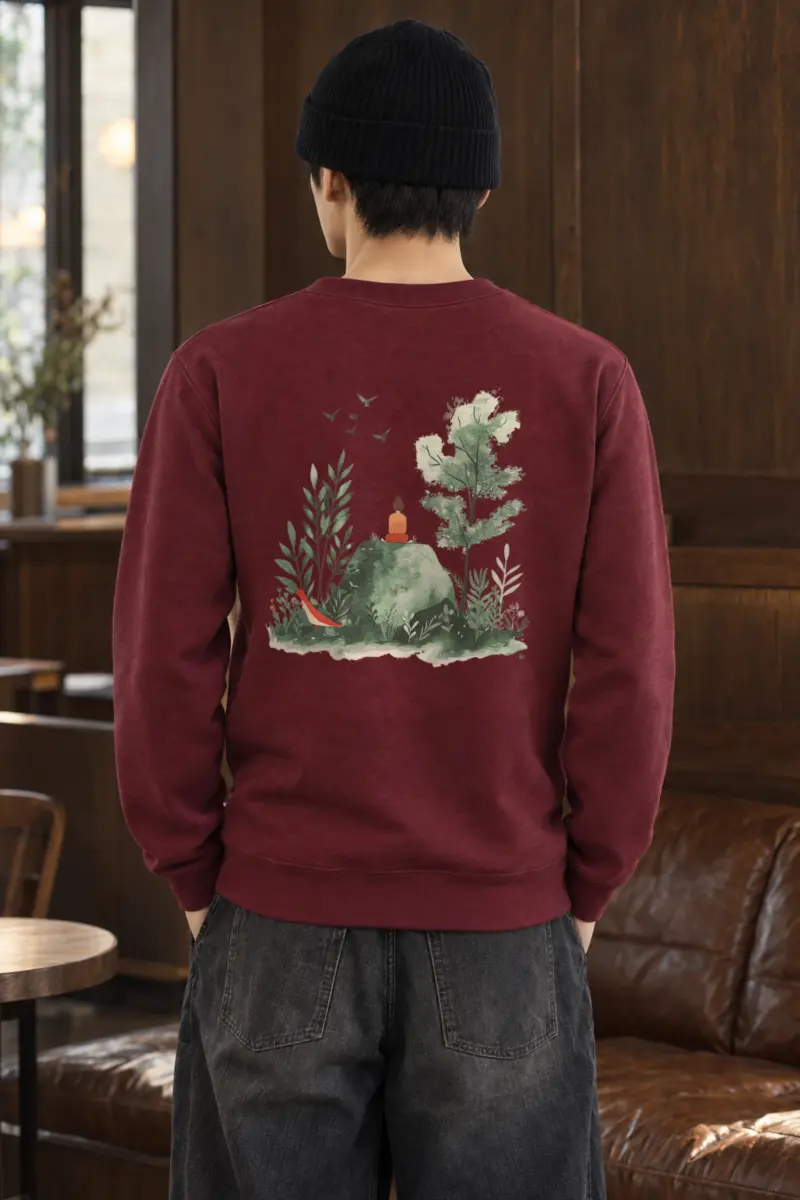 "Forest Stillness" Heavy Blend Unisex Crewneck Sweatshirt