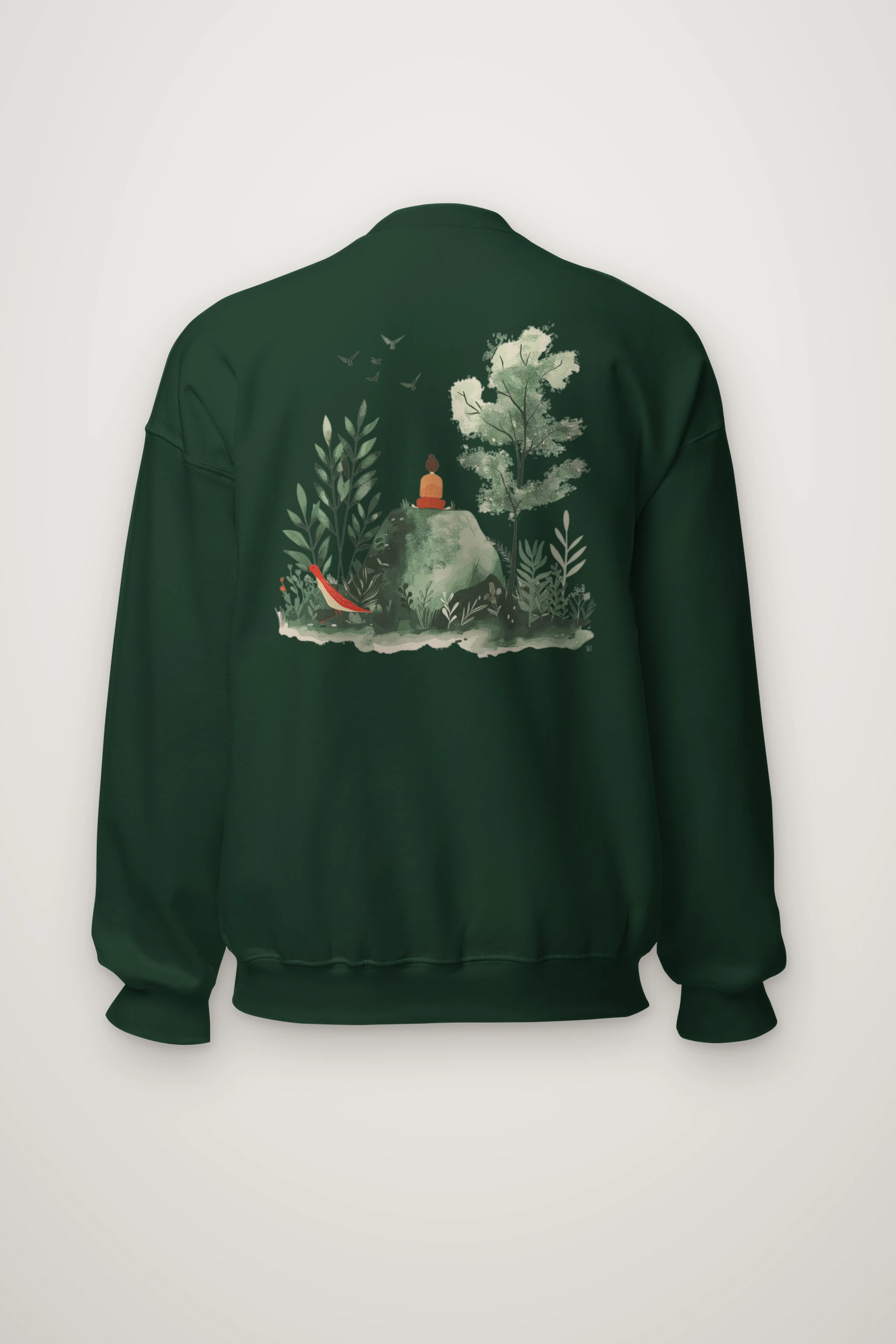 "Forest Stillness" Heavy Blend Unisex Crewneck Sweatshirt