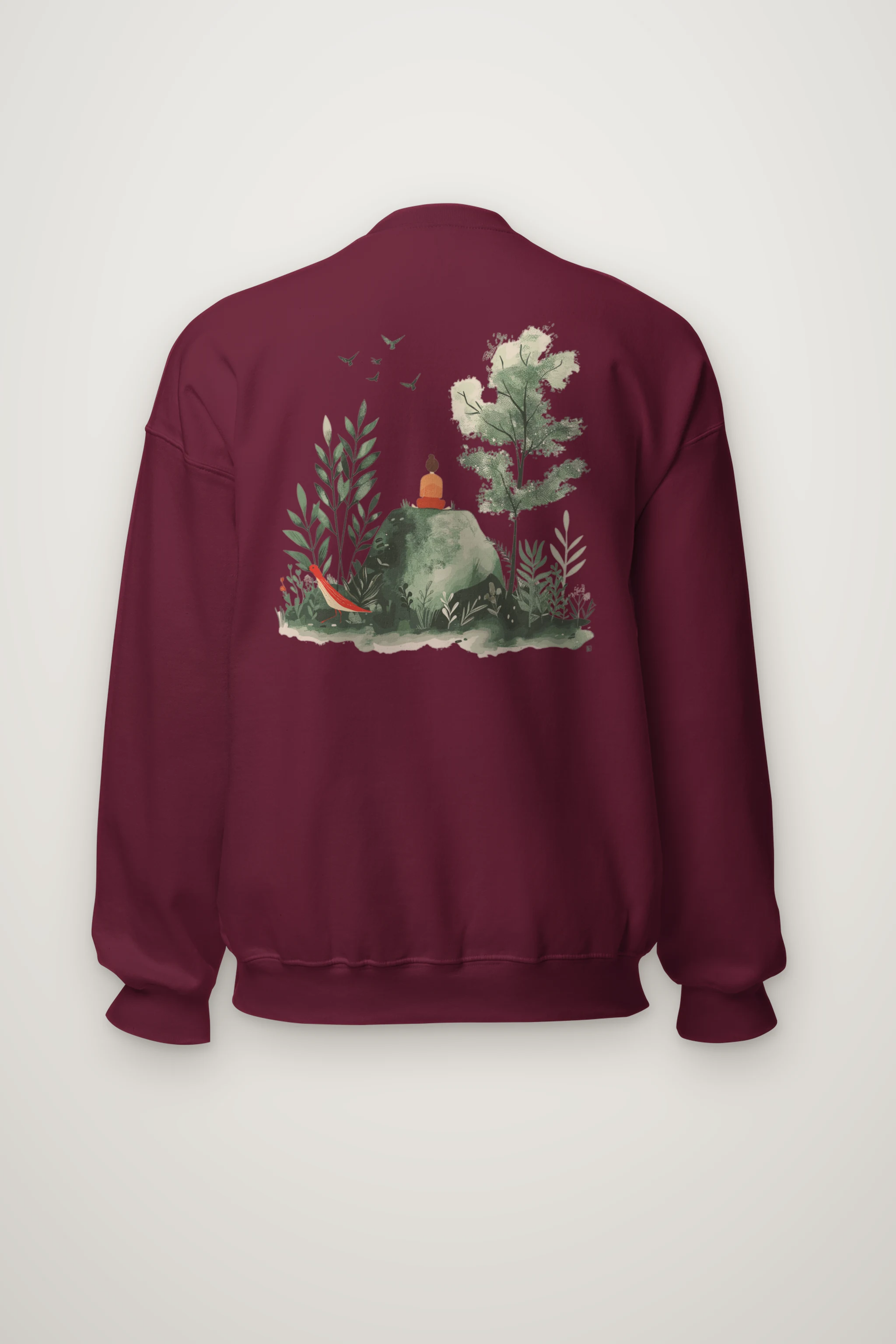 "Forest Stillness" Heavy Blend Unisex Crewneck Sweatshirt
