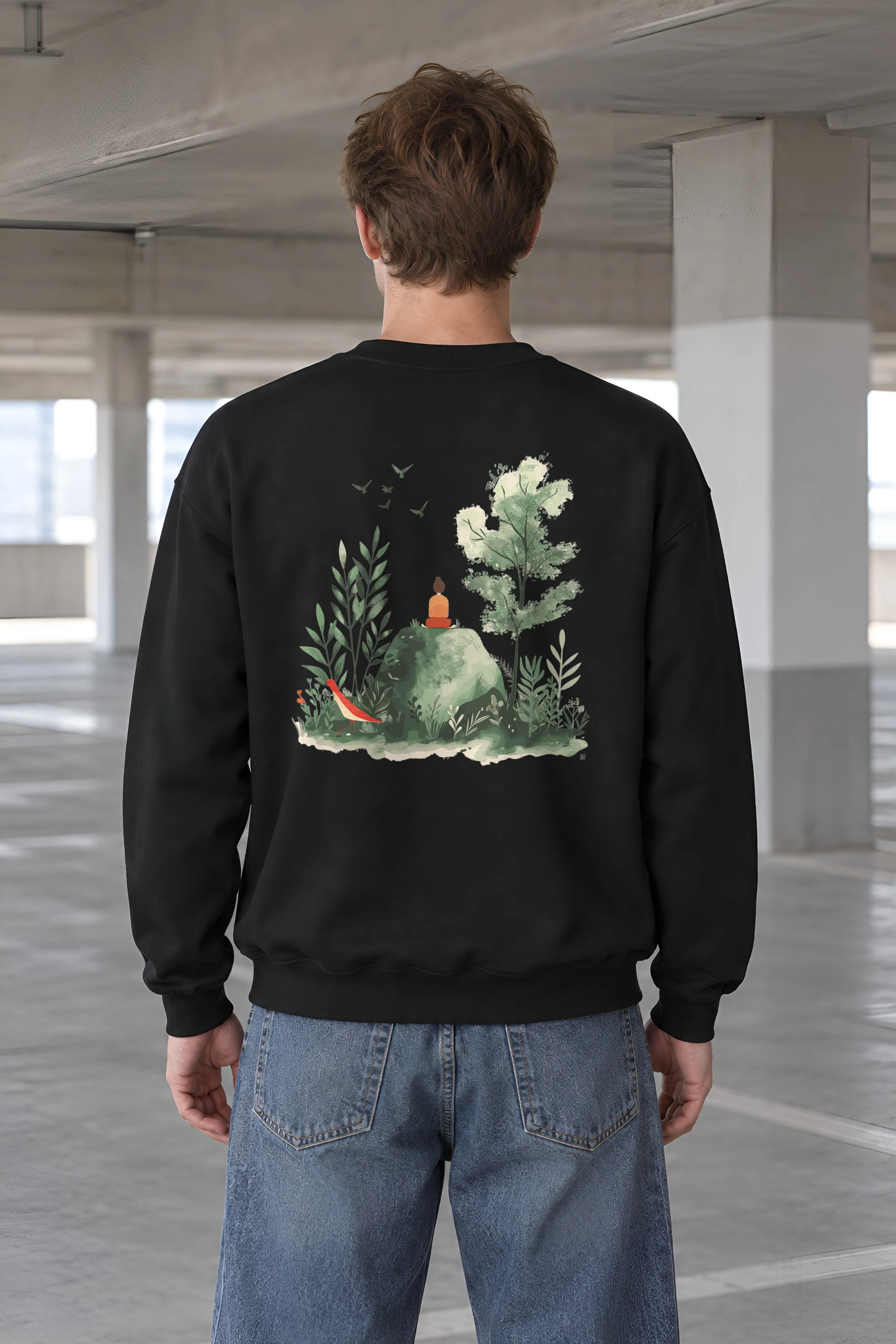 "Forest Stillness" 1 Crewneck Sweatshirt