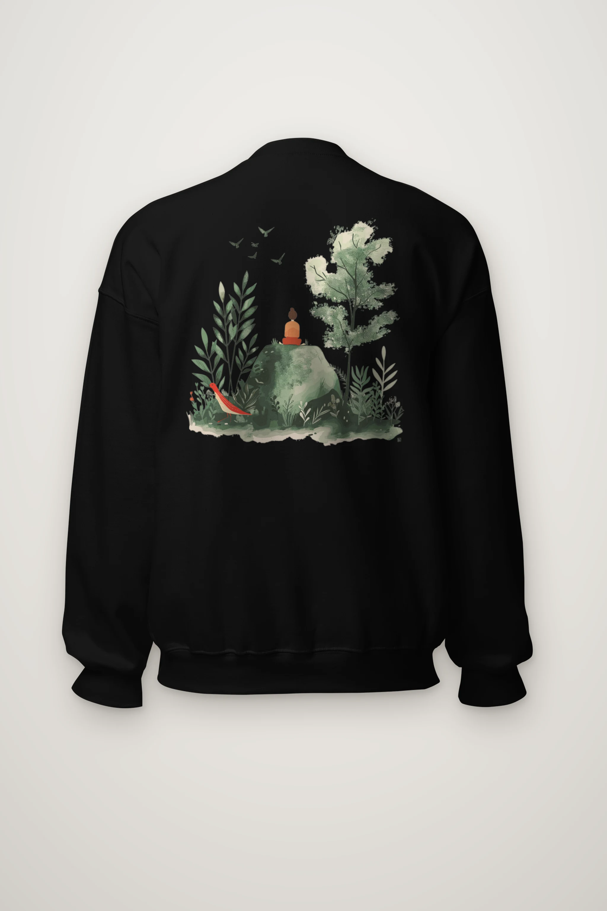 "Forest Stillness" Heavy Blend Unisex Crewneck Sweatshirt