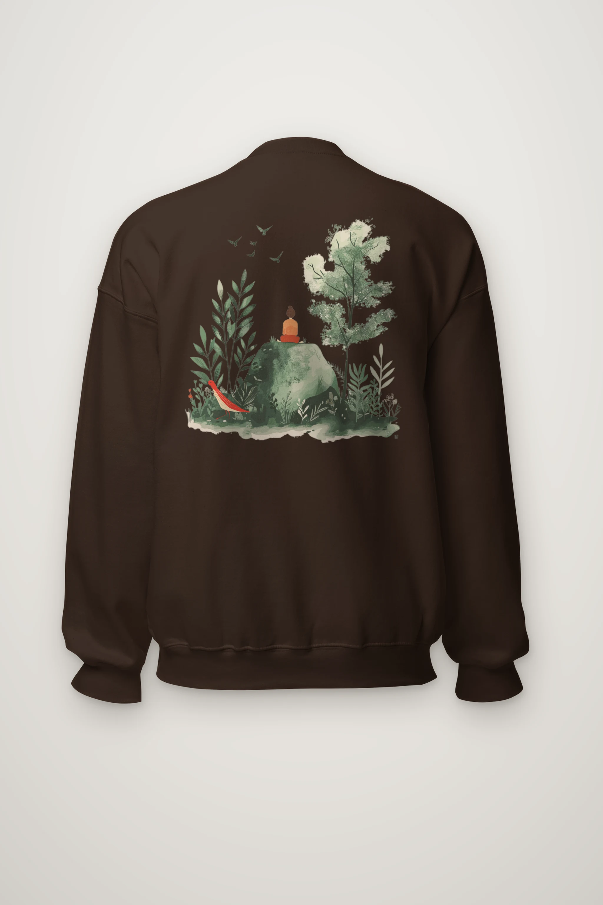 "Forest Stillness" Heavy Blend Unisex Crewneck Sweatshirt