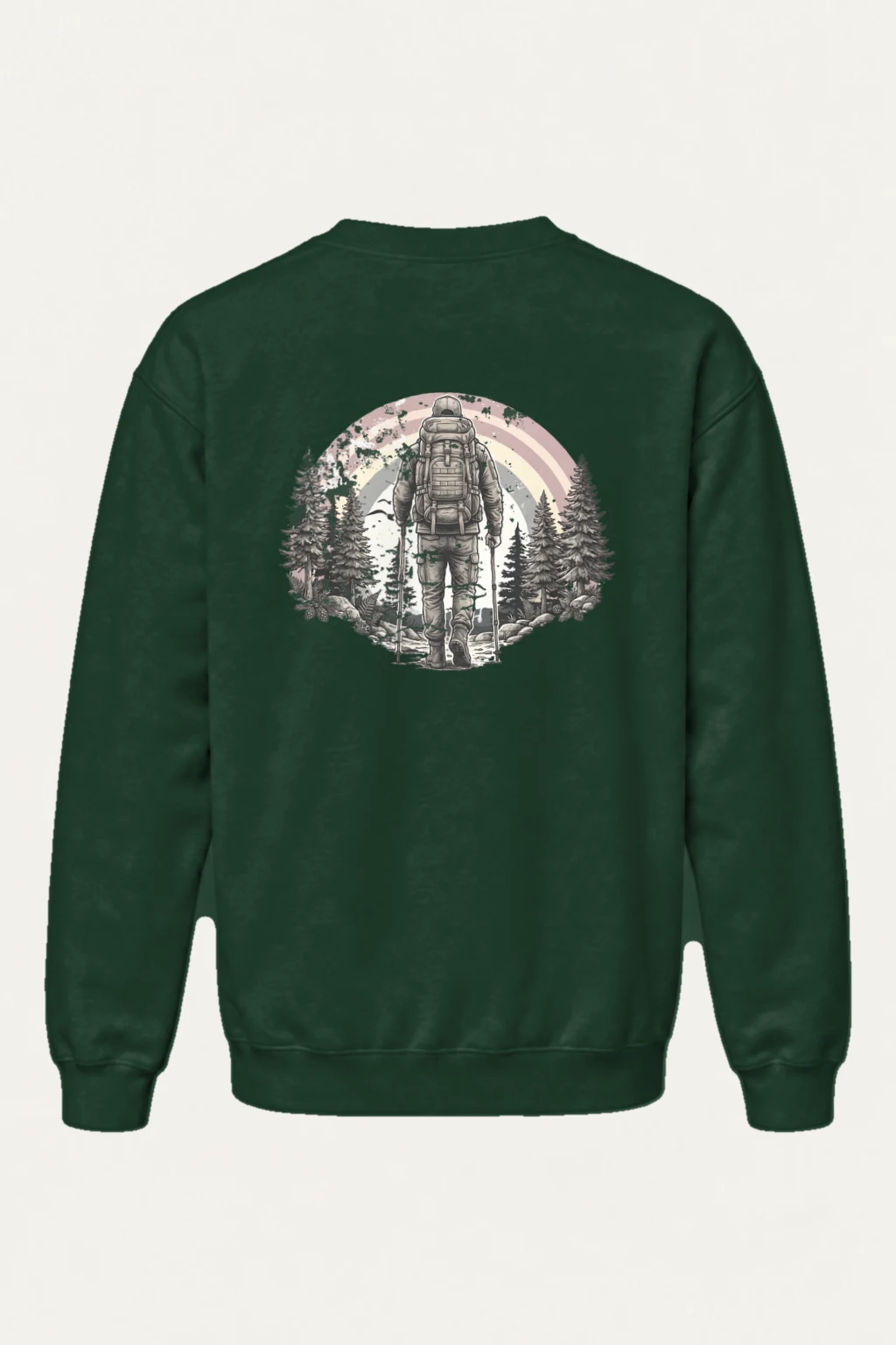 "Forest Trek Astronaut" Heavy Blend Unisex Crewneck Sweatshirt | Gildan 18000