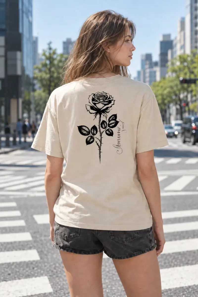 "Forever Love" Heavyweight Unisex Crewneck T-shirt | Gildan 5000