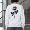"Thorny Rose Study" Heavy Blend Unisex Crewneck Sweatshirt | Gildan 18000