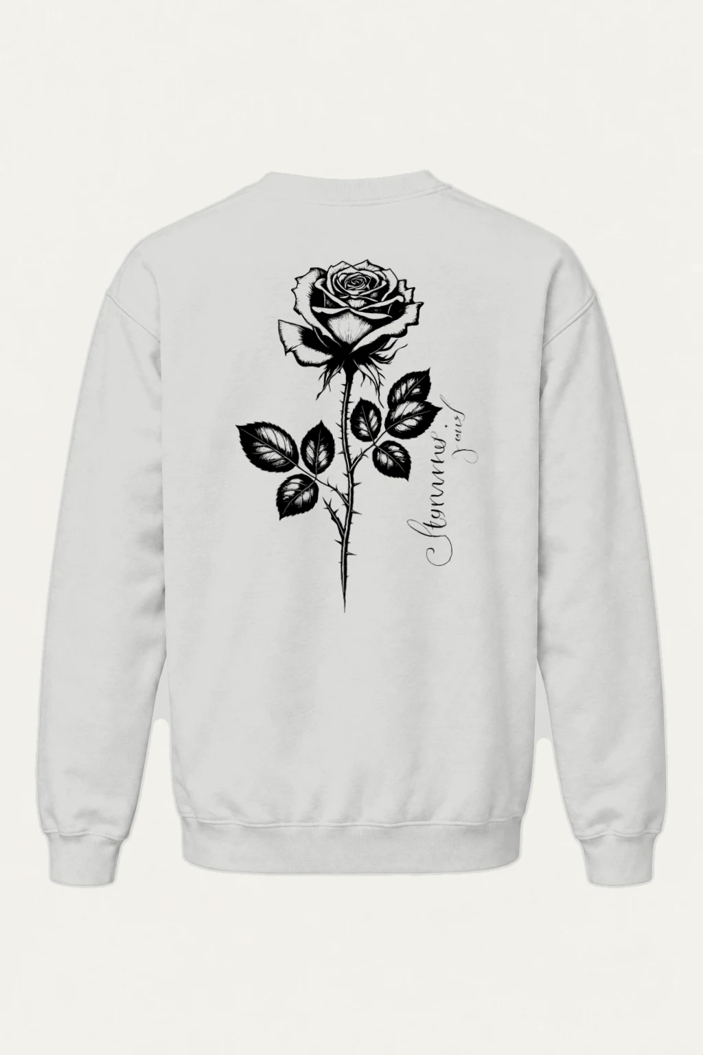 "Forever Love Rose" Heavy Blend Unisex Crewneck Sweatshirt | Gildan 18000