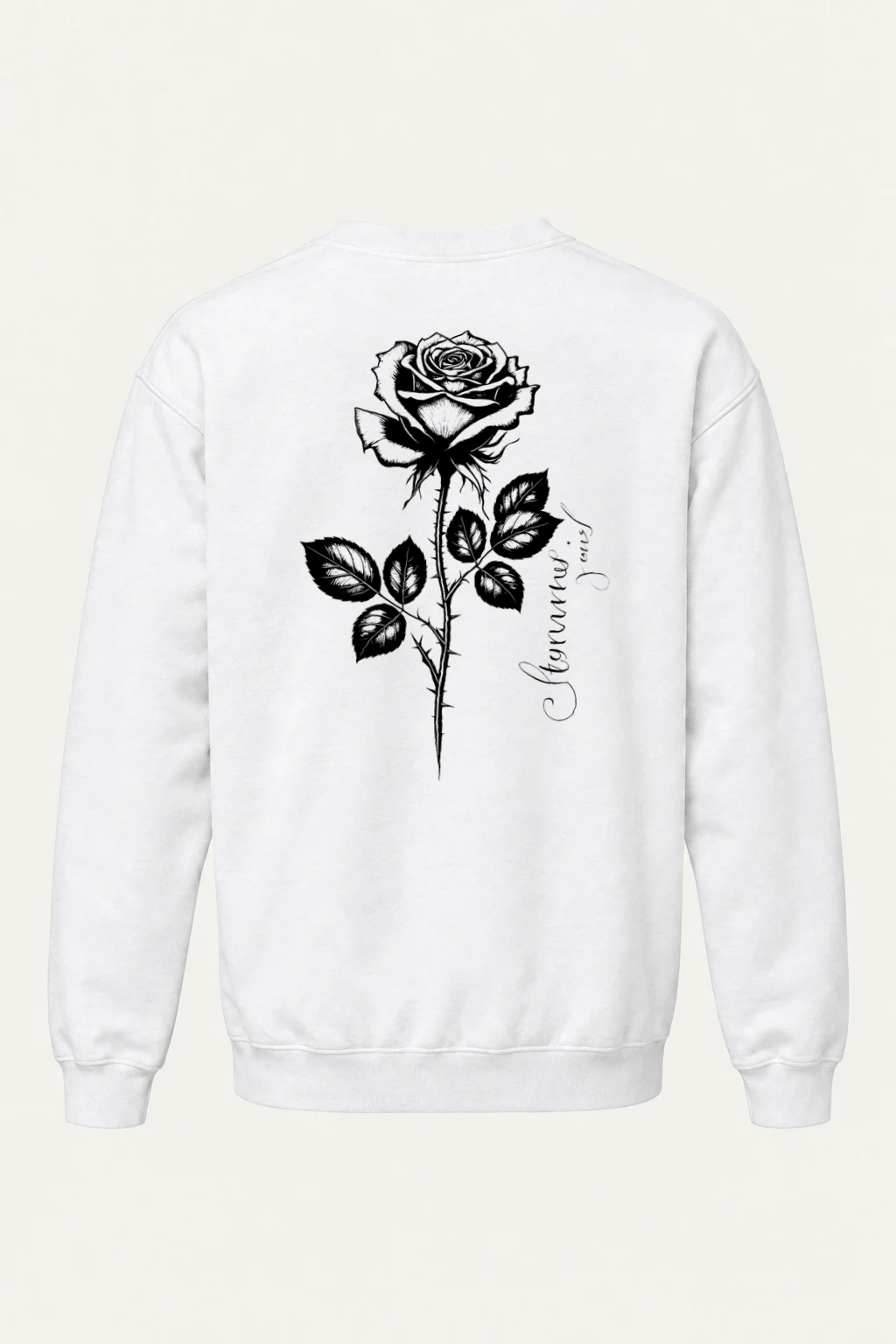 "Forever Love Rose" Heavy Blend Unisex Crewneck Sweatshirt | Gildan 18000