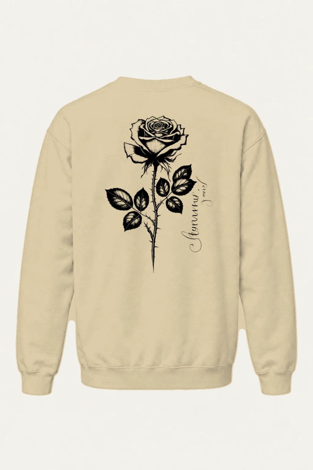 "Forever Love Rose" Heavy Blend Unisex Crewneck Sweatshirt | Gildan 18000